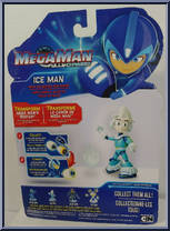 Ice Man from MegaMan Fully Charged - Basic Series manufactured by Jakks Pacific [Back]