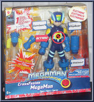 CrossFusion MegaMan from MegaMan NT Warrior - 12" Electronic manufactured by Mattel [Front]