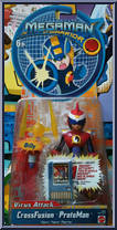 CrossFusion ProtoMan from MegaMan NT Warrior - Virus Attack manufactured by Mattel [Front]