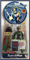 SearchMan from MegaMan NT Warrior - Virus Attack manufactured by Mattel [Front]