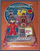 TorchSoul from MegaMan NT Warrior - Doublesoul Deluxe manufactured by Mattel [Front]