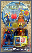 WoodSoul from MegaMan NT Warrior - Doublesoul Deluxe manufactured by Mattel [Front]