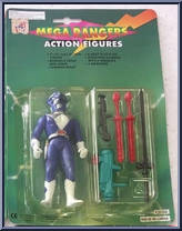Ranger (Blue) from Mega Rangers - Green Cards manufactured by Unknown [Front]