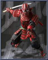 Samurai Spider-Man from Meisho Movie Realization - Marvel manufactured by Bandai [Loose]