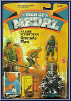 Grenade Man from Men of Medal - Marine Strike Team manufactured by Mattel [Front]