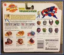 Collection #3 Featuring Warmonger from Mighty Max - Heroes & Villains manufactured by Blue Bird [Back]