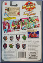 Tangles with Lockjaw from Mighty Max - Horror Heads manufactured by Blue Bird [Back]