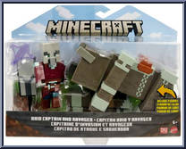 Raid Captain and Ravager from Minecraft - Basic Series manufactured by Mattel [Front]