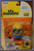Bob with Teddy Bear from Minions - Poseable Deluxe manufactured by Thinkway Toys [Front]