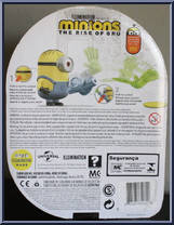 Stuart (Sticky Hand) from Minions - Rise of Gru - Basic Series manufactured by Mattel [Back]
