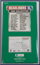 Chan Ho Park from MLB Headliners - 1999 Season - XL manufactured by Corinthian [Back]