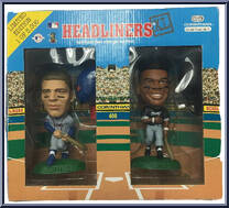 Chipper Jones / Frank Thomas from MLB Headliners - 1998 Season - XL manufactured by Corinthian [Front]