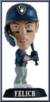 Christian Yelich (Brewers) from MLB - Bobble-Heads manufactured by Imports Dragon [Loose]