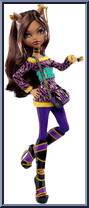 Clawdeen Wolf from Monster High - Back to School manufactured by Mattel [Loose]