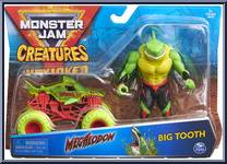 Megalodon / Big Tooth (Green) from Monster Jam - Creatures - Basic Series manufactured by Spinmaster [Front]