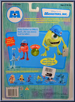 Mike Wazowski, Frungus & Ray from Monsters, Inc - Basic Series manufactured by Hasbro [Back]