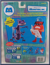 Randall with Fungus from Monsters, Inc - Scare Teams manufactured by Hasbro [Back]