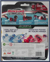 Sizzler (Eklipse) from Monsuno - Die Cast Metal Ultra Spin manufactured by Jakks Pacific [Back]