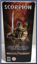 Scorpion from Mortal Kombat - Wacky Wobblers manufactured by Funko [Back]