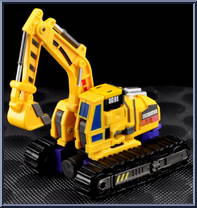 Excavator and Bulldozer from MTCombiner Series - Basic Series manufactured by Maketoys [Loose]