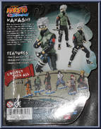 Kakashi from Naruto Shippuden - Series 1 manufactured by Toynami [Back]