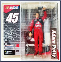 Adam Petty (Sprint) #45 from Nascar - Series 6 manufactured by McFarlane [Front]