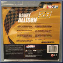 Davey Allison (Havoline) #28 from Nascar - Series 5 manufactured by McFarlane [Back]