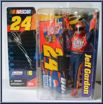 Jeff Gordon (Du Pont) #24 from Nascar - Series 6 manufactured by McFarlane [Front]