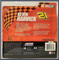 Kevin Harvick (Reese's) #21 from Nascar - Series 5 manufactured by McFarlane [Back]