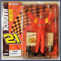 Kevin Harvick (Reese's) #21 from Nascar - Series 5 manufactured by McFarlane [Front]