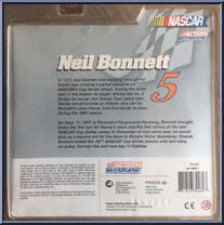 Neil Bonnett #5 from Nascar - Series 6 manufactured by McFarlane [Back]