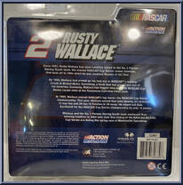 Rusty Wallace (Miller Lite) #2 from Nascar - Series 4 manufactured by McFarlane [Back]