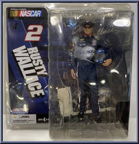Rusty Wallace (Miller Lite) #2 from Nascar - Series 4 manufactured by McFarlane [Front]
