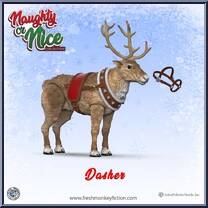Dasher from Naughty or Nice Collection - Reindeer manufactured by Fresh Monkey Fiction [Loose]