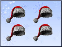 Santa Hats from Naughty or Nice Collection - Accessories manufactured by Fresh Monkey Fiction [Loose]