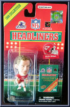 Elvis Grbac from NFL Headliners - 1998 Season manufactured by Corinthian [Front]