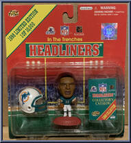 Karim Abdul-Jabbar from NFL Headliners - In the Trenches manufactured by Corinthian [Front]