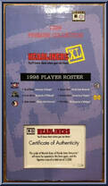 Warrick Dunn from NFL Headliners - XL manufactured by Corinthian [Back]