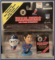 Mike Richter from NHL Headliners - In the Crease manufactured by Corinthian [Front]