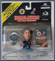 Patrick Roy from NHL Headliners - In the Crease manufactured by Corinthian [Front]