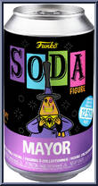 Mayor (Black Light) (Orange Face) from Nightmare Before Christmas - Soda manufactured by Funko [Front]
