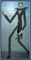 Jack Skellington (Black Coffin) (2 Heads: Angry, Smile) from Nightmare Before Christmas - 16" Coffins manufactured by Jun Planning [Loose]