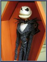 Jack Skellington (Orange Coffin) (Evil Grin) from Nightmare Before Christmas - 16" Coffins manufactured by Jun Planning [Loose]
