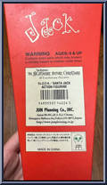 Santa Jack (Red Reindeer Coffin) from Nightmare Before Christmas - 12" Coffins manufactured by Jun Planning [Back]