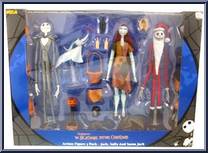 Jack, Sally, Santa Jack from Nightmare Before Christmas - Boxed Sets manufactured by Neca [Front]