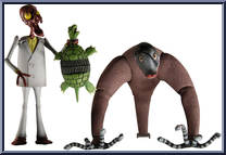 Melting Guy & Spider Monster from Nightmare Before Christmas - Series 6 manufactured by Neca [Loose]