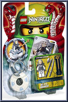 Kendo Zane from Ninjago - Spinner Sets manufactured by Lego [Front]