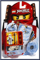 Zane from Ninjago - Spinner Sets manufactured by Lego [Front]