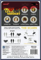 Jim Halpert as Golden Face from Office - ReAction Figures manufactured by Super7 [Back]
