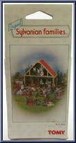 Bear (Red Plaid Shirt) from Original Sylvanian Families - Basic Series manufactured by Tomy [Back]